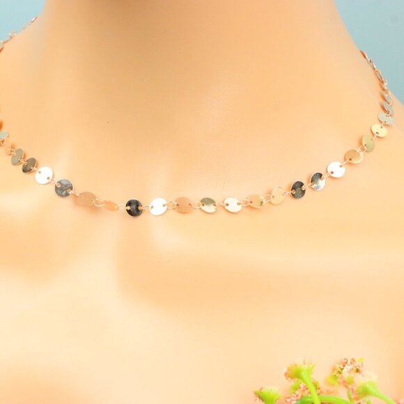 Delicate & Contemporary Necklace Chain, A Lovely Choice for Women, EVCH1546 - Picture 2 of 10